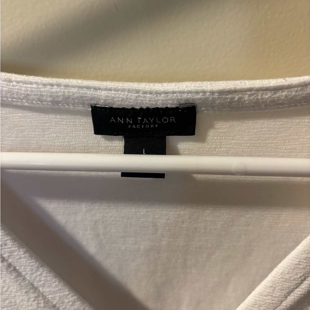 White V-Neck Women's Top - Picture 2 of 4